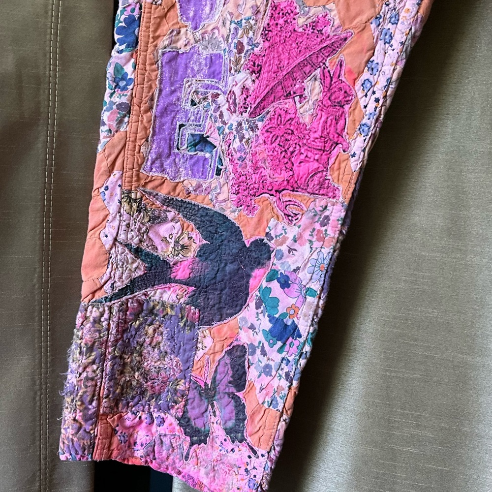Magnolia Pearl Pink and Orange Ankle Cropped Pants - Picture 6 of 15